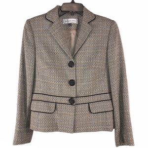 Travis Ayers Classy Tweed Blazer, Size 6